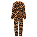 250gsm Flannel Footless Zip up Kid Jumpsuit Pajamas(All-Over Printing)