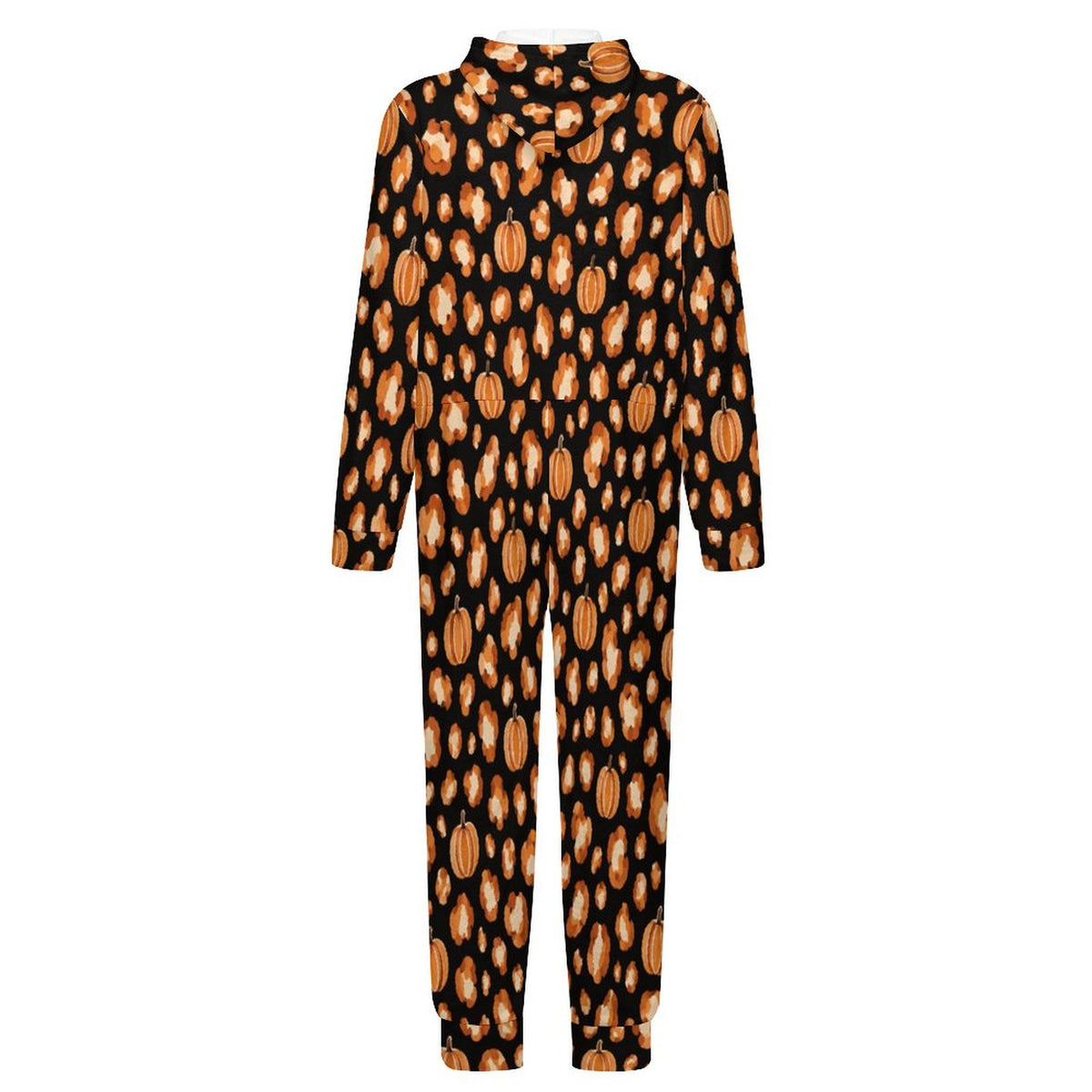 250gsm Flannel Footless Zip up Kid Jumpsuit Pajamas(All-Over Printing)