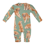 Dog Lover, Pet Owner, Cotton Long Sleeve Infant Bodysuit (All-Over Printing)