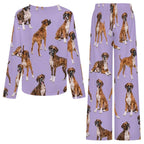 200gsm V-Neck Pajama Set(All-Over Printing)