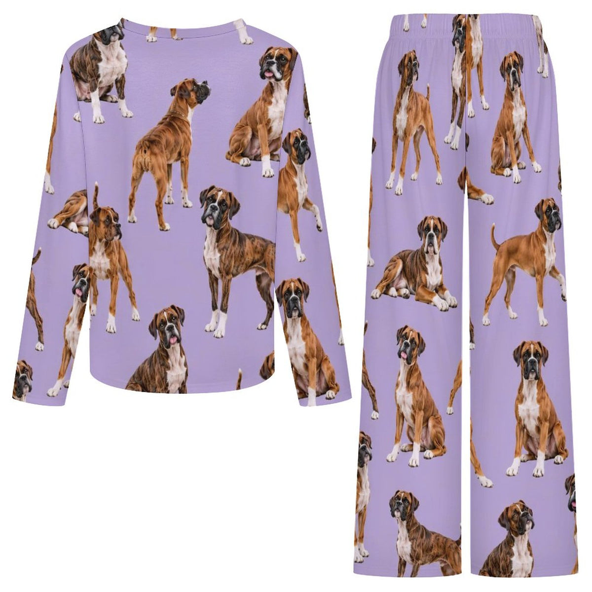 200gsm V-Neck Pajama Set(All-Over Printing)