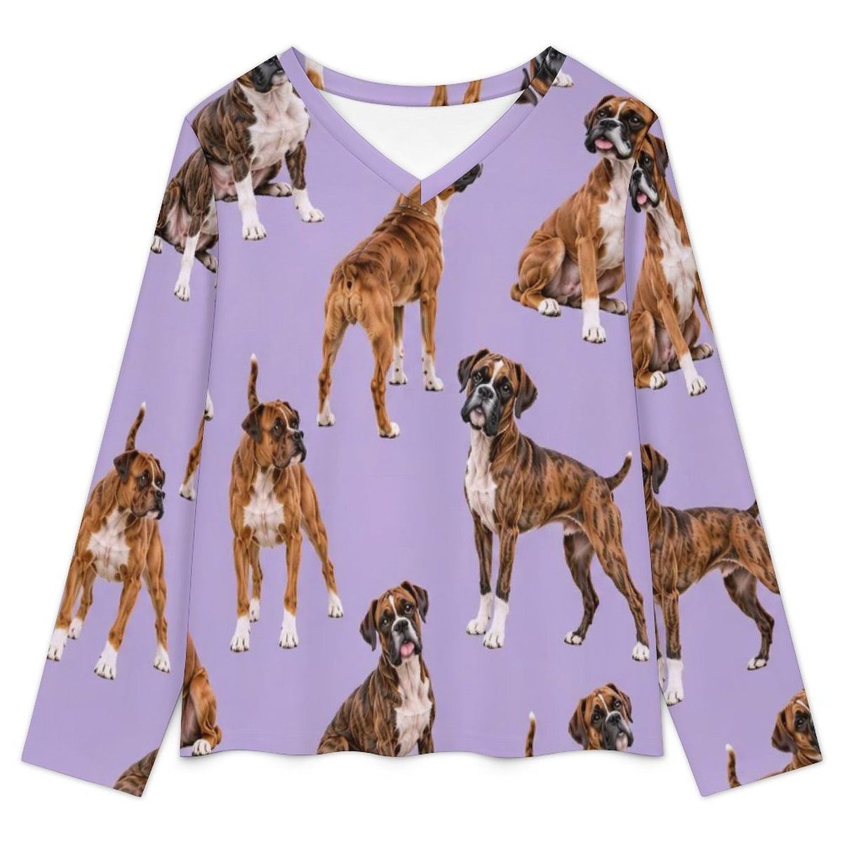200gsm V-Neck Pajama Set(All-Over Printing)