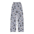 Kids Halloween Lounge Pants — Spooky Skulls & Bats All-Over Print