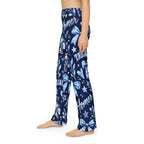 Trojan Helmet Pattern Kids Lounge Pants | Blue School Spirit AOP