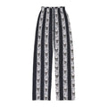 Kids Skull Striped Lounge Pants — Gothic Halloween Pajama Bottoms