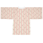 Baby girl stork Stripe Kimono Robe — Long Sleeve Lounge Robe