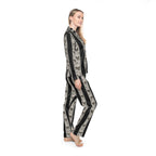 Women's Skull Satin Pajamas (AOP)