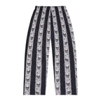 Skull Stripe Pajama Pants — Men's Gothic Lounge Sleepwear