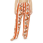 Pumpkin Pie Stripe Pajama Pants — Women's Fall Lounge Pants