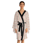Baby girl stork Stripe Kimono Robe — Long Sleeve Lounge Robe