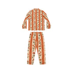 Hand-Painted Mushroom Stripe Pajamas