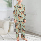 Dog Lover, Pet Owner,  Long Sleeve Kid Pajama Set(All-Over Printing)