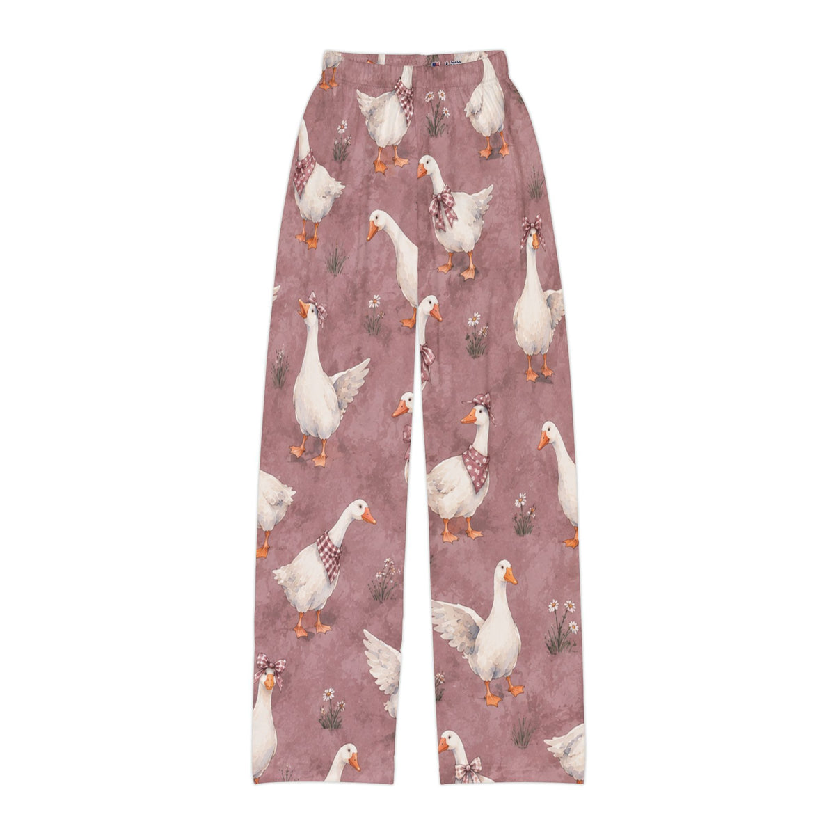Kids Goose Print Lounge Pants — Cozy All-Over-Print Pajama Bottoms for Children