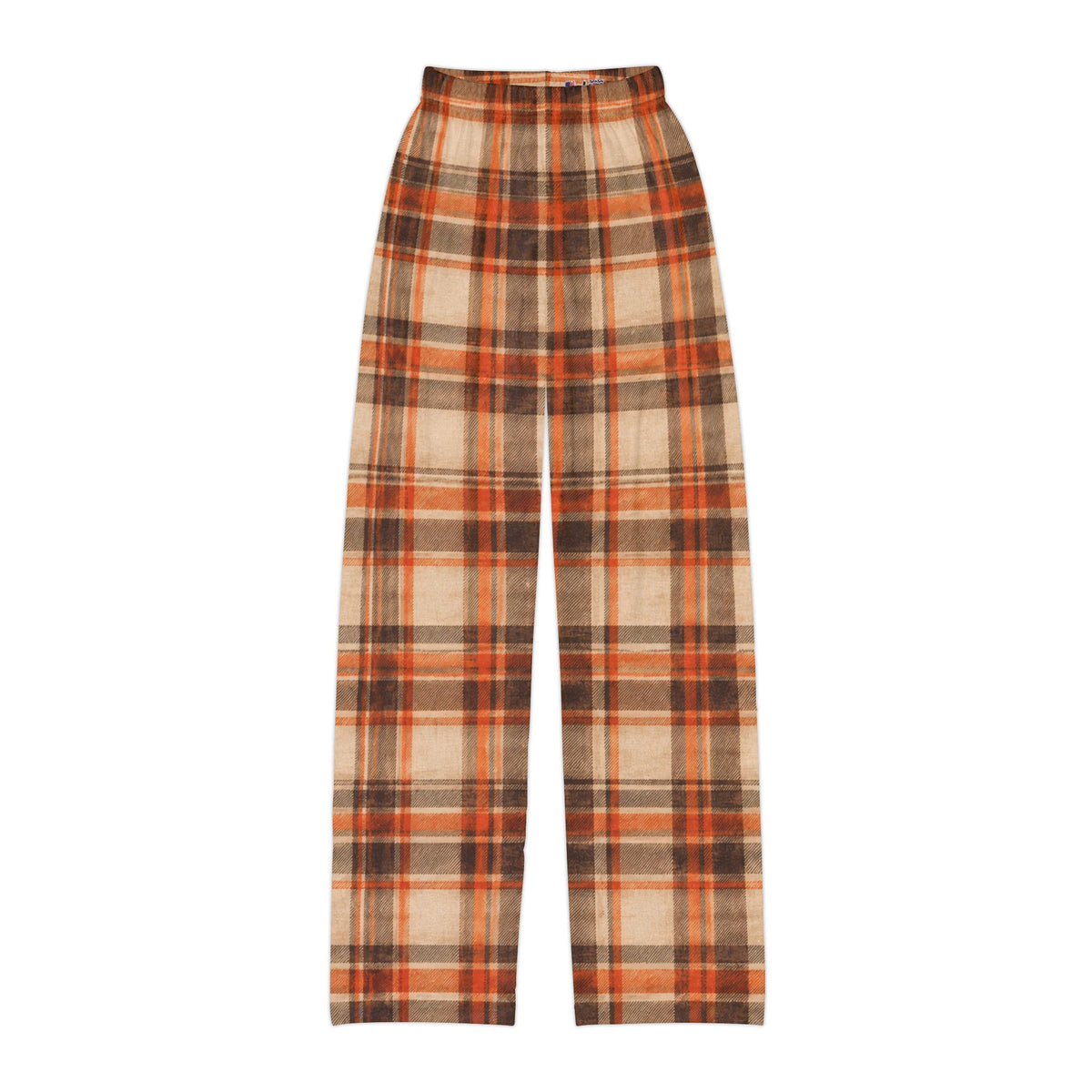 Kids Fall Plaid Lounge Pants — Halloween Pajama Bottoms