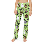 Kids Halloween Lounge Pants - Cute Monster & Ghost All-Over Print