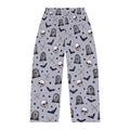 Skull & Tombstone Men's Pajama Pants — Spooky Halloween Lounge Sleepwear