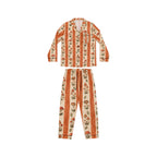 Hand-Painted Mushroom Stripe Pajamas