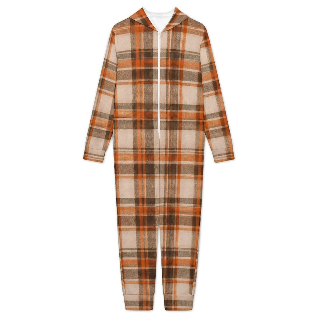 250gsm Flannel Footless Zip up Kid Jumpsuit Pajamas(All-Over Printing)