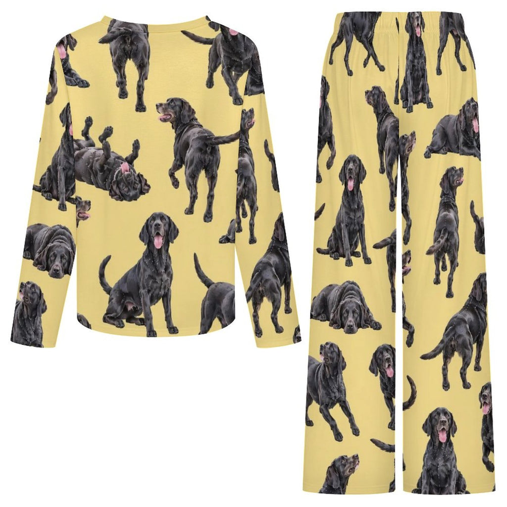 200gsm V-Neck Pajama Set(All-Over Printing)
