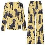 200gsm V-Neck Pajama Set(All-Over Printing)