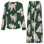 200gsm V-Neck Pajama Set(All-Over Printing)