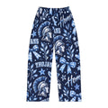 Trojan Helmet Pattern Pajama Pants | Navy Blue School Mascot Lounge Wear