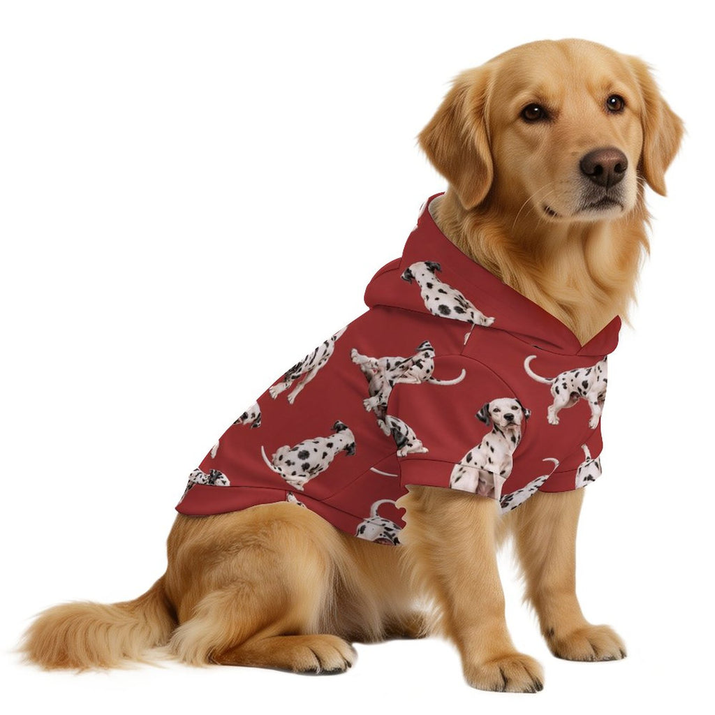200gsm Plus Size Pet Hooded Sweatshirt(All-Over Printing)