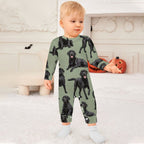 Dog Lover, Pet Owner, Cotton Long Sleeve Infant Bodysuit (All-Over Printing)