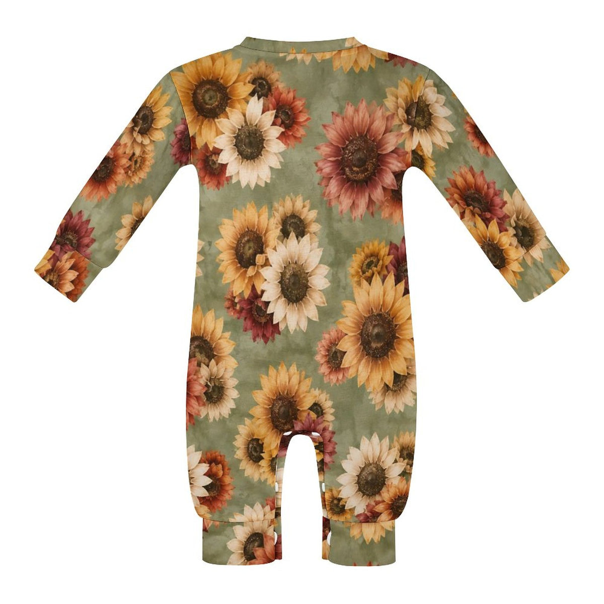 Cotton Long Sleeve Infant Bodysuit (All-Over Printing)