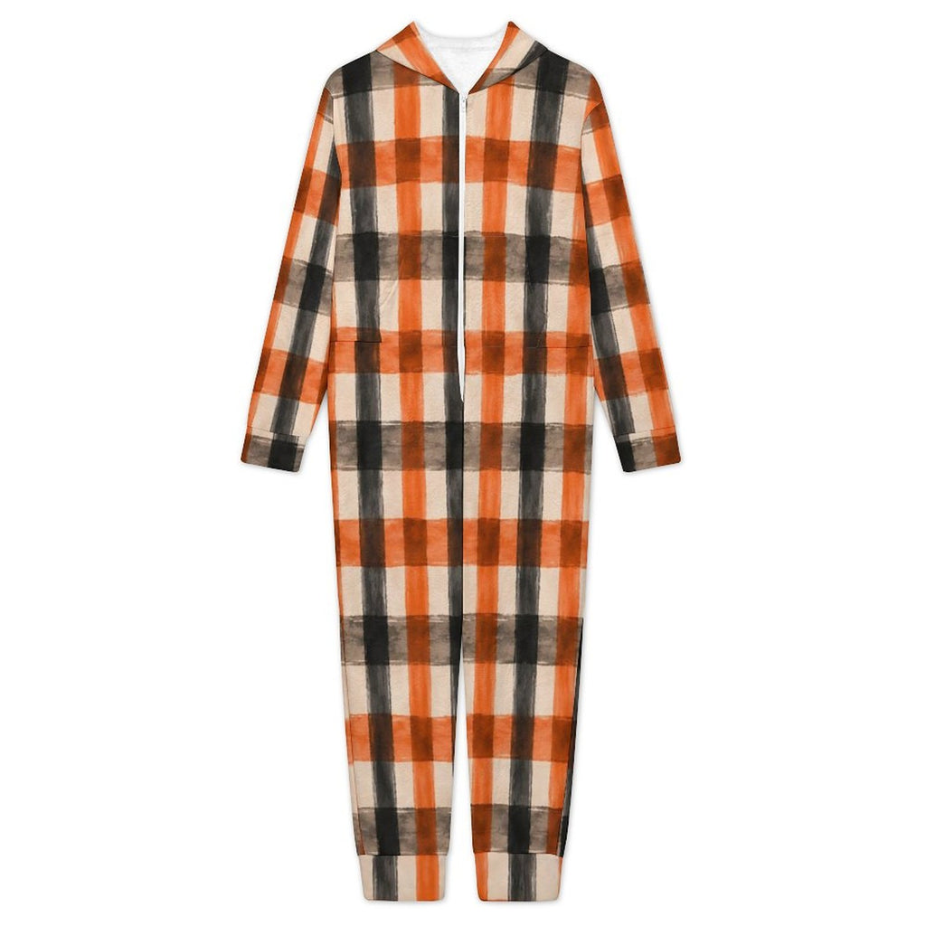 250gsm Flannel Footless Zip up Kid Jumpsuit Pajamas(All-Over Printing)
