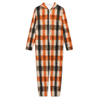 250gsm Flannel Footless Zip up Kid Jumpsuit Pajamas(All-Over Printing)
