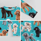 Dog Lover, Pet Owner, Cotton Long Sleeve Infant Bodysuit (All-Over Printing)