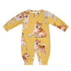 Dog Lover, Pet Owner, Cotton Long Sleeve Infant Bodysuit (All-Over Printing)