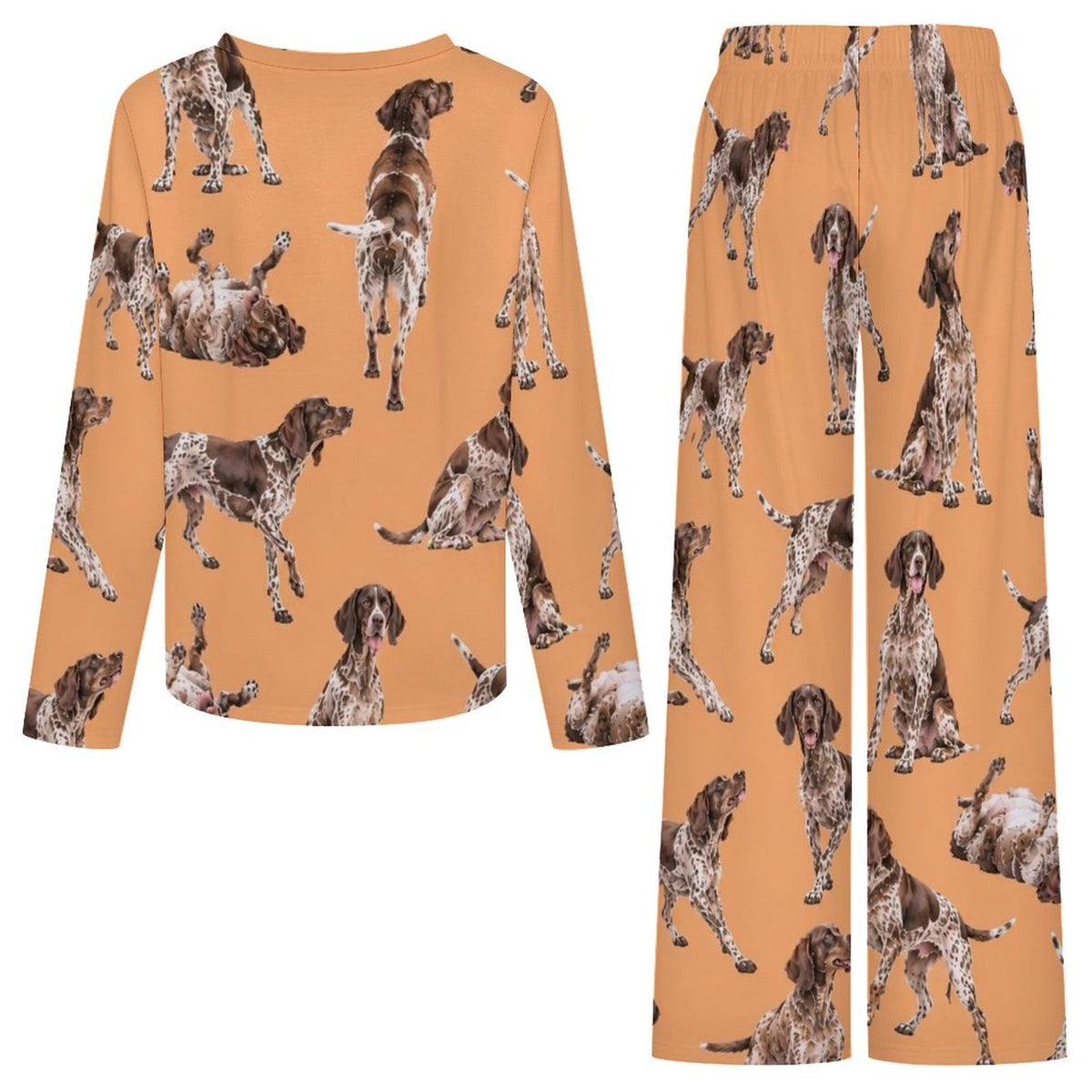 200gsm V-Neck Pajama Set(All-Over Printing)