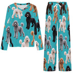 200gsm V-Neck Pajama Set(All-Over Printing)