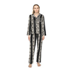 Women's Skull Satin Pajamas (AOP)