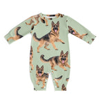 Dog Lover, Pet Owner, Cotton Long Sleeve Infant Bodysuit (All-Over Printing)