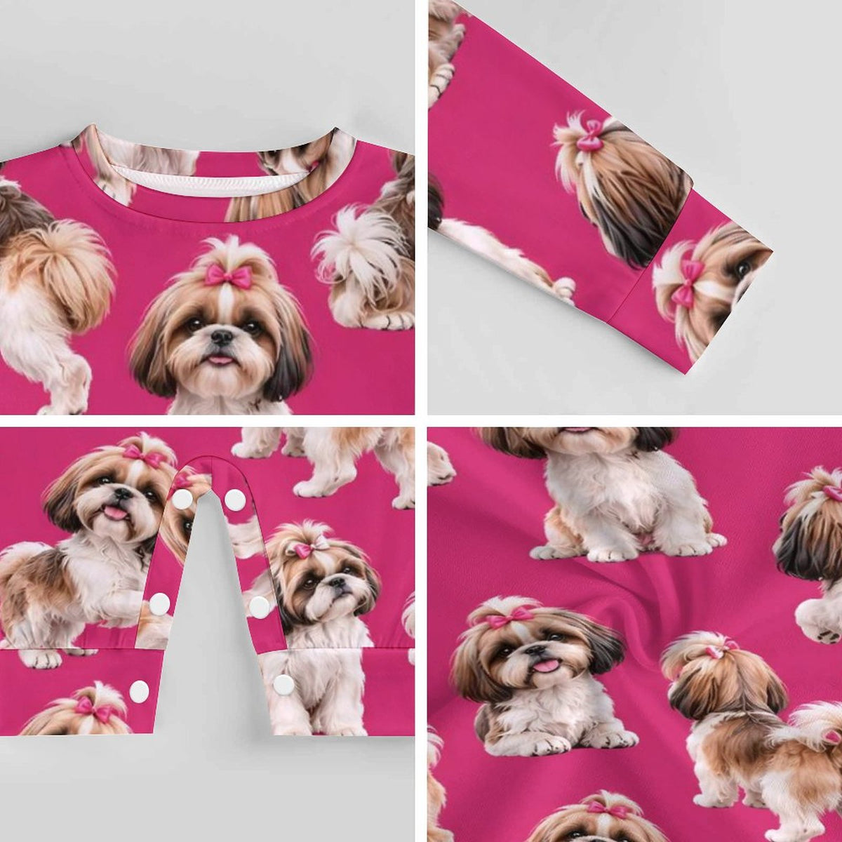 Dog Lover, Pet Owner, Cotton Long Sleeve Infant Bodysuit (All-Over Printing)