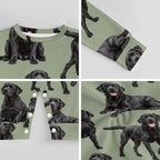 Dog Lover, Pet Owner, Cotton Long Sleeve Infant Bodysuit (All-Over Printing)