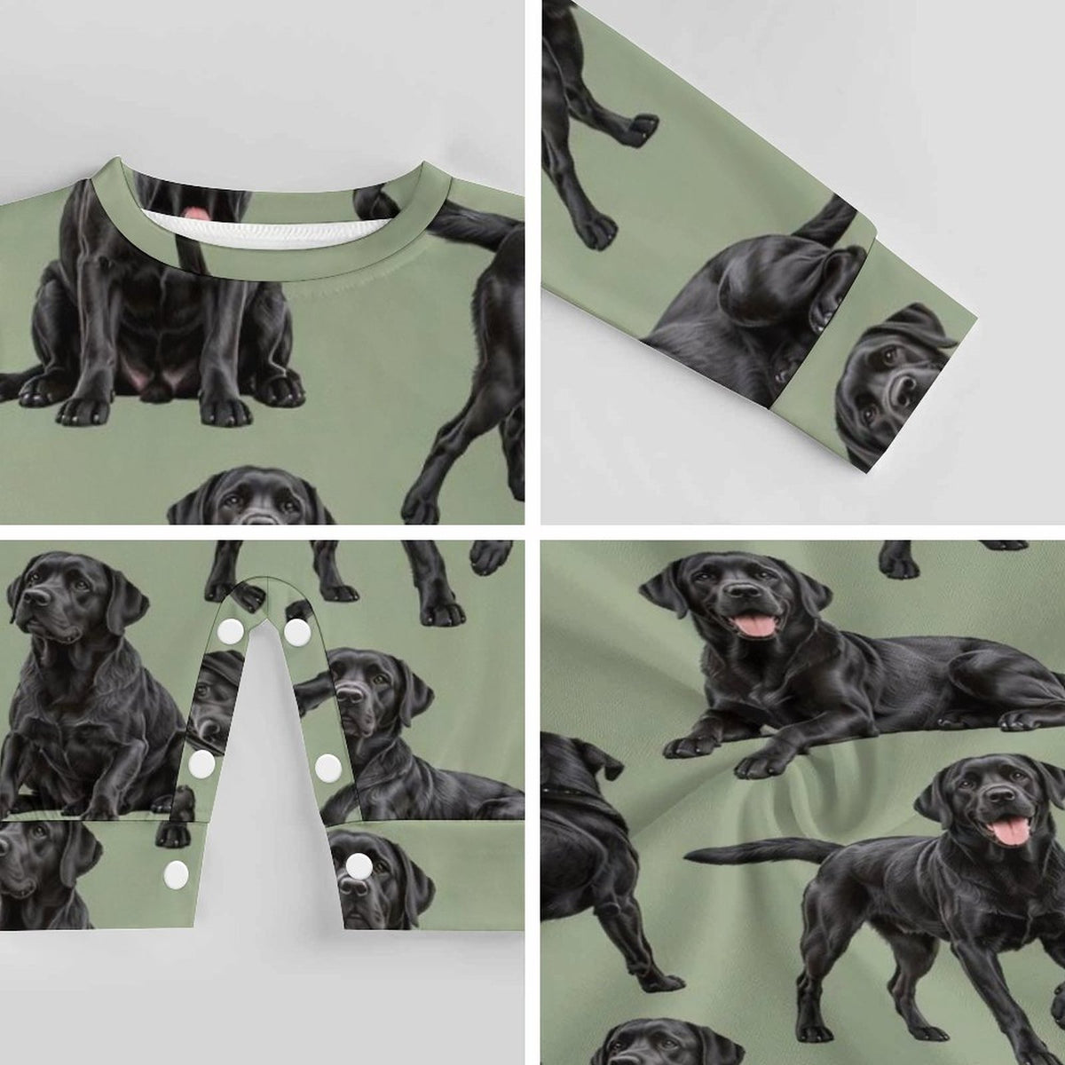 Dog Lover, Pet Owner, Cotton Long Sleeve Infant Bodysuit (All-Over Printing)