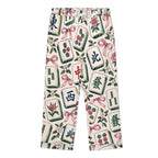 Mahjong tiles, Women's Cuban Collar Pajama Set