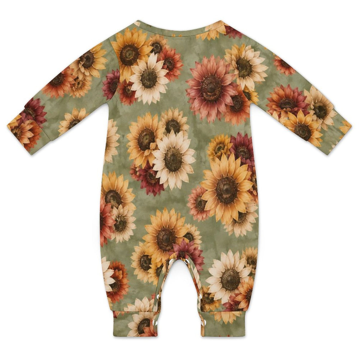 Cotton Long Sleeve Infant Bodysuit (All-Over Printing)