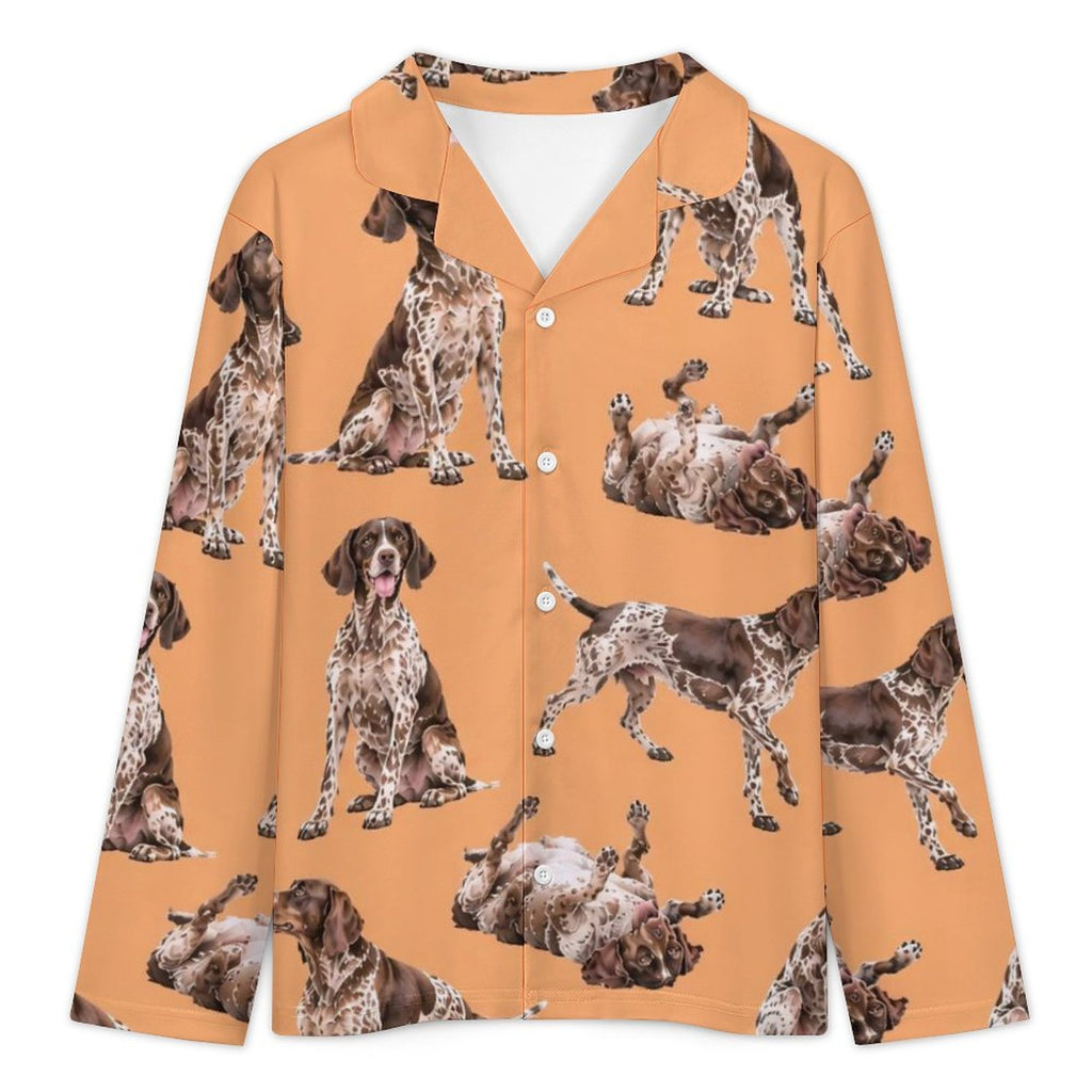 180gsm Long Sleeve Kid Pajama Set(All-Over Printing)