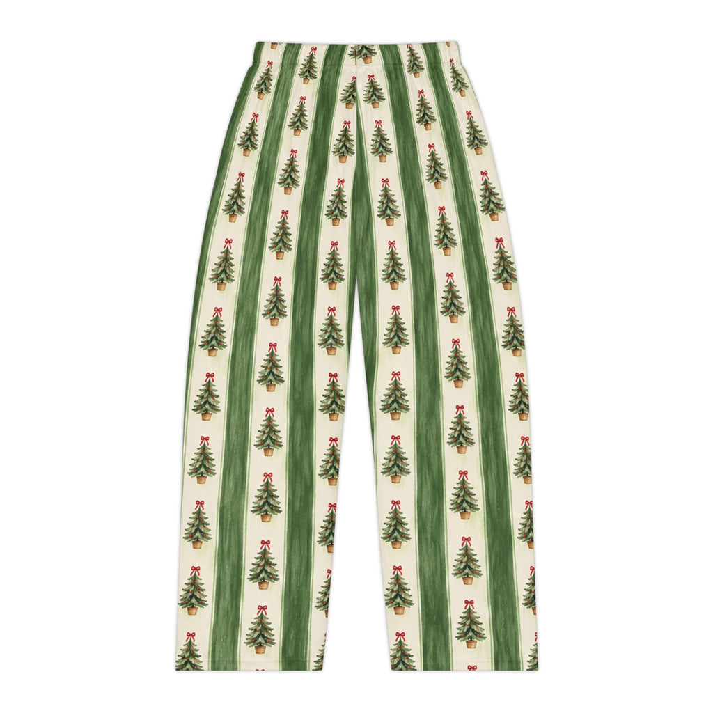 Christmas Tree Stripe Pajama Pants | All-Over Print Lounge Pants