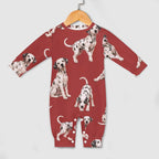 Dog Lover, Pet Owner, Cotton Long Sleeve Infant Bodysuit (All-Over Printing)