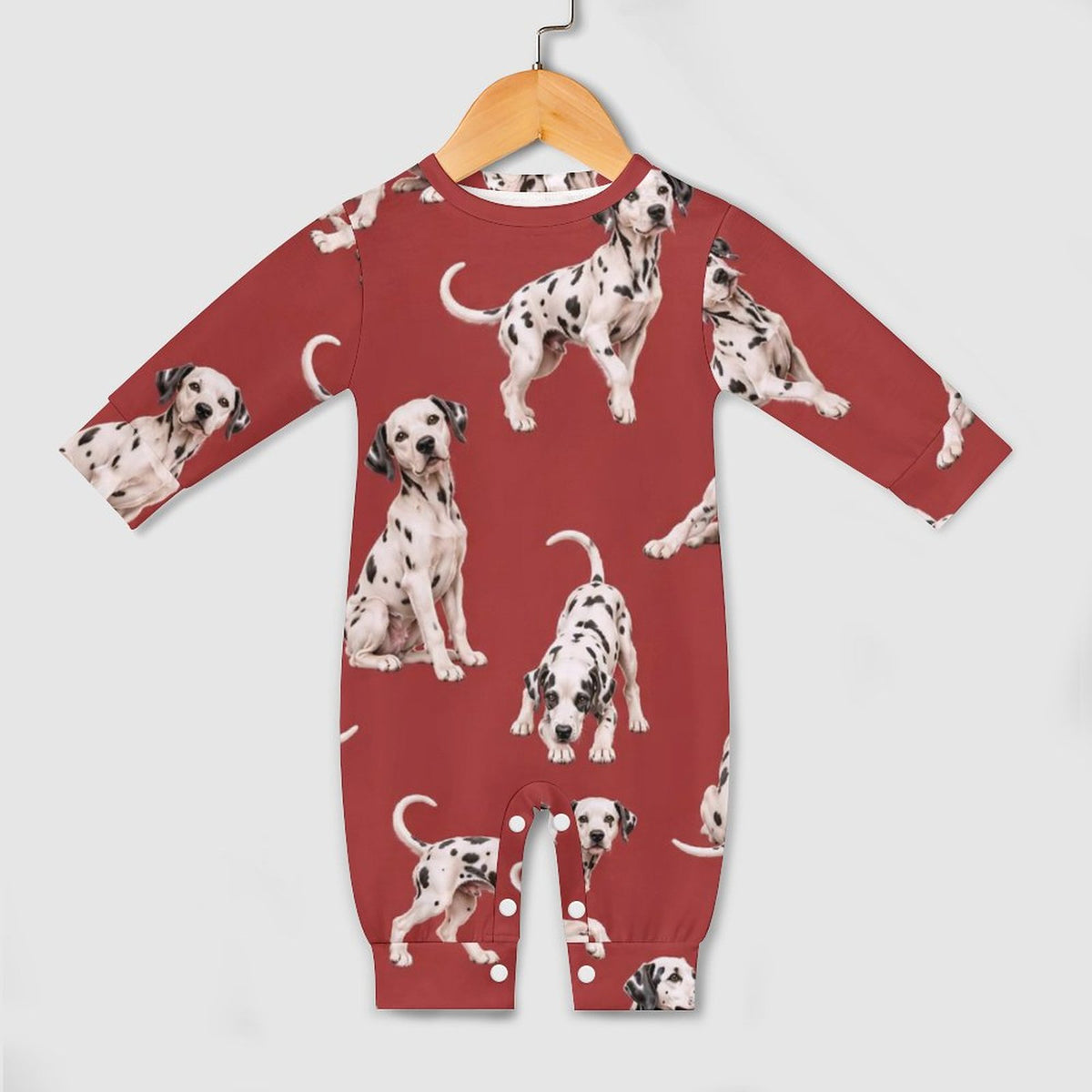 Dog Lover, Pet Owner, Cotton Long Sleeve Infant Bodysuit (All-Over Printing)