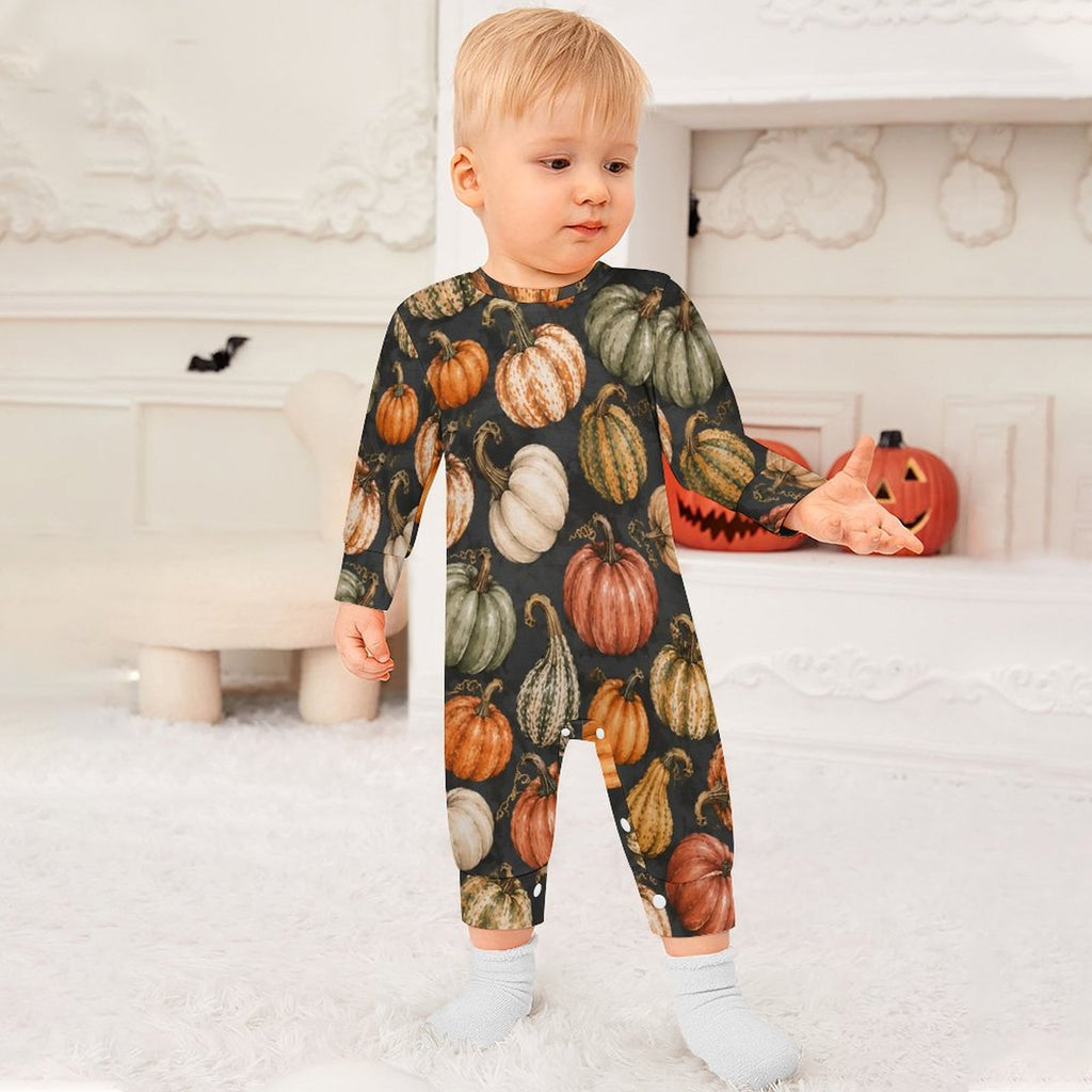 Cotton Long Sleeve Infant Bodysuit (All-Over Printing)