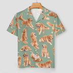 Women's Satin Cuban Collar Pajama Set(All-Over Printing)