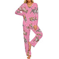 200gsm V-Neck Pajama Set(All-Over Printing)