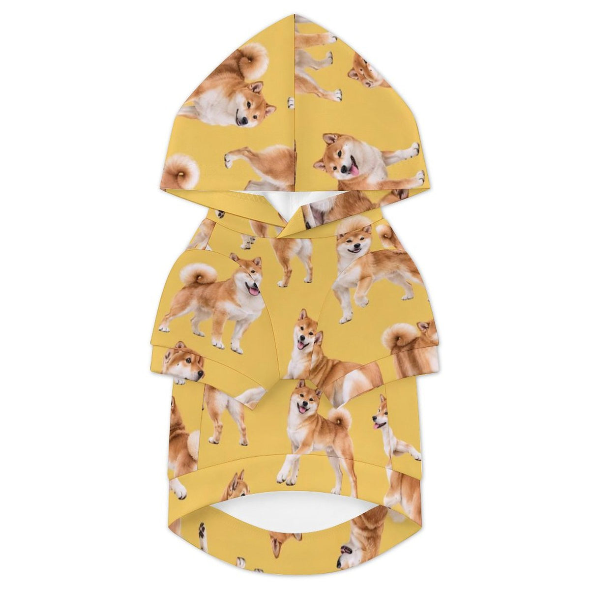 200gsm Plus Size Pet Hooded Sweatshirt(All-Over Printing)